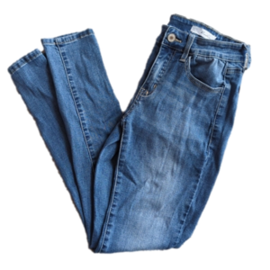 KanCan Mid Rise Skinny Blue Jeans Size 25 Waist 22 Inches Inseam 27.5 Inches